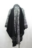 画像2: Qutie Frash / チャイナボタン着物袖カーディガン  黒ｘシルバー I-26-04-10-026-QU-TO-SA-ZI (2)