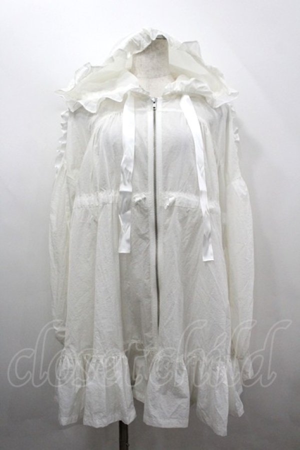 画像1: lilLilly / フリルシアーブルゾン  白 I-26-04-12-033-LO-CO-SA-ZI (1)