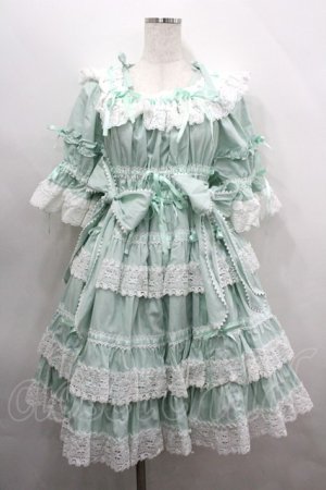画像: BABY, THE STARS SHINE BRIGHT / Confiture Ribbonワンピース  ミント I-26-04-12-035-0-OP-SA-ZI