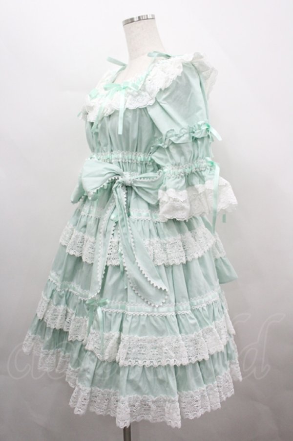画像3: BABY, THE STARS SHINE BRIGHT / Confiture Ribbonワンピース  ミント I-26-04-12-035-0-OP-SA-ZI (3)