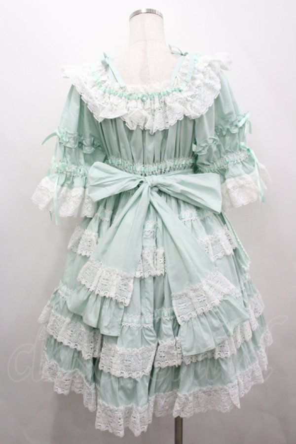 画像4: BABY, THE STARS SHINE BRIGHT / Confiture Ribbonワンピース  ミント I-26-04-12-035-0-OP-SA-ZI (4)