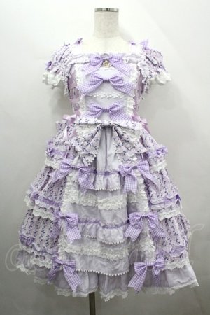 画像: BABY,THE STARS SHINE BRIGHT / Floriana Ribbonジャンパースカート  ラベンダー I-26-04-12-036-BA-OP-SA-ZI