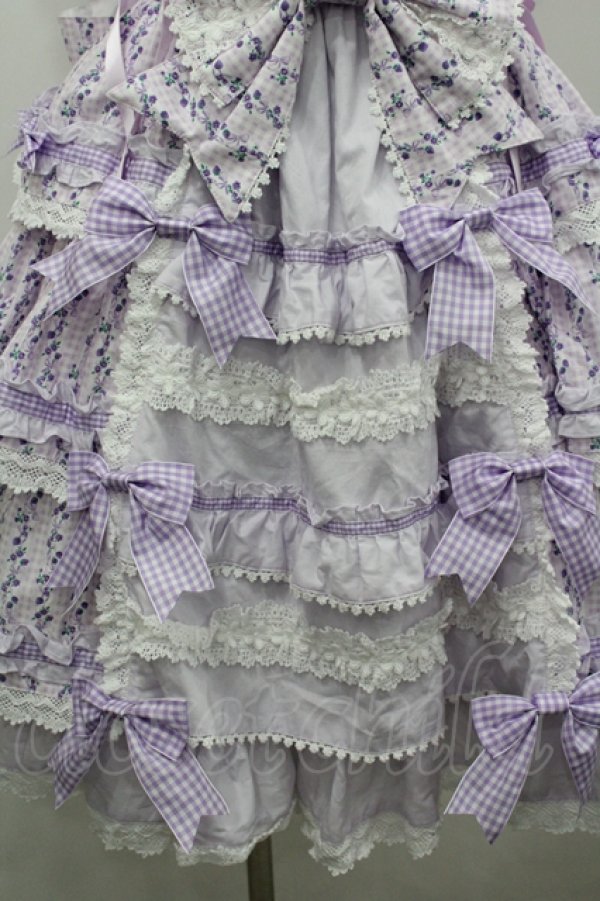 画像3: BABY,THE STARS SHINE BRIGHT / Floriana Ribbonジャンパースカート  ラベンダー I-26-04-12-036-BA-OP-SA-ZI (3)