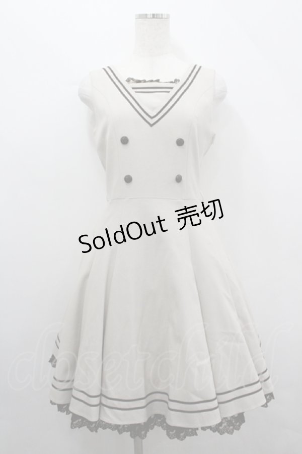 画像1: Innocent World / セシリアセーラージャンパースカート  ベージュ I-26-04-12-038-IW-OP-TE-ZI (1)