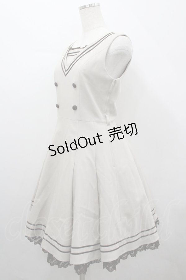 画像2: Innocent World / セシリアセーラージャンパースカート  ベージュ I-26-04-12-038-IW-OP-TE-ZI (2)