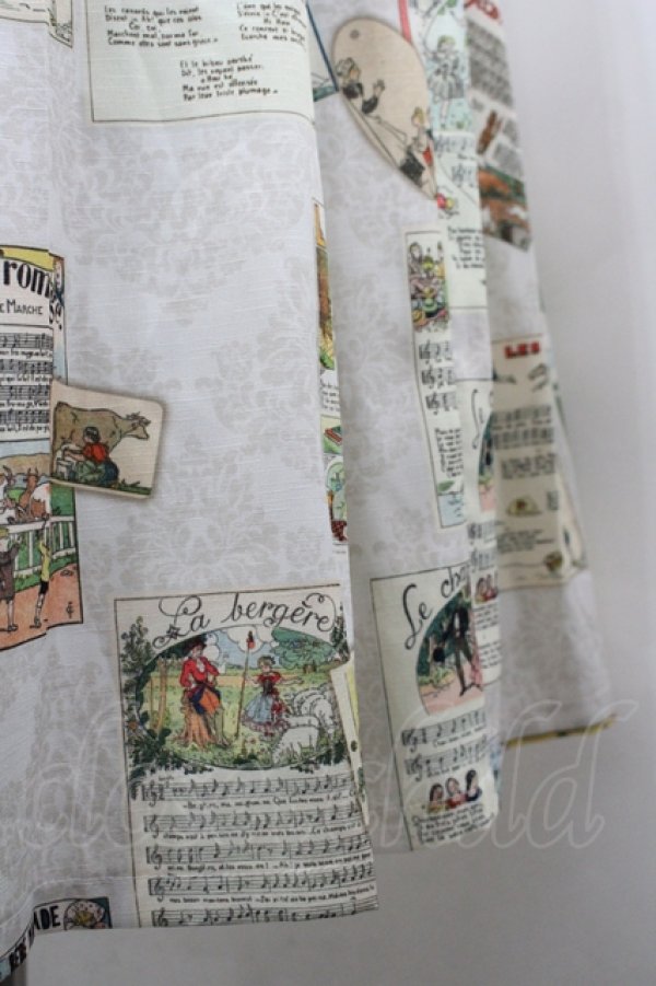 画像6: 果子加飯（海外ロリータブランド） / フランシス童謡 ジャンパースカート M アイボリー I-26-04-12-043-LO-OP-TE-ZI (6)