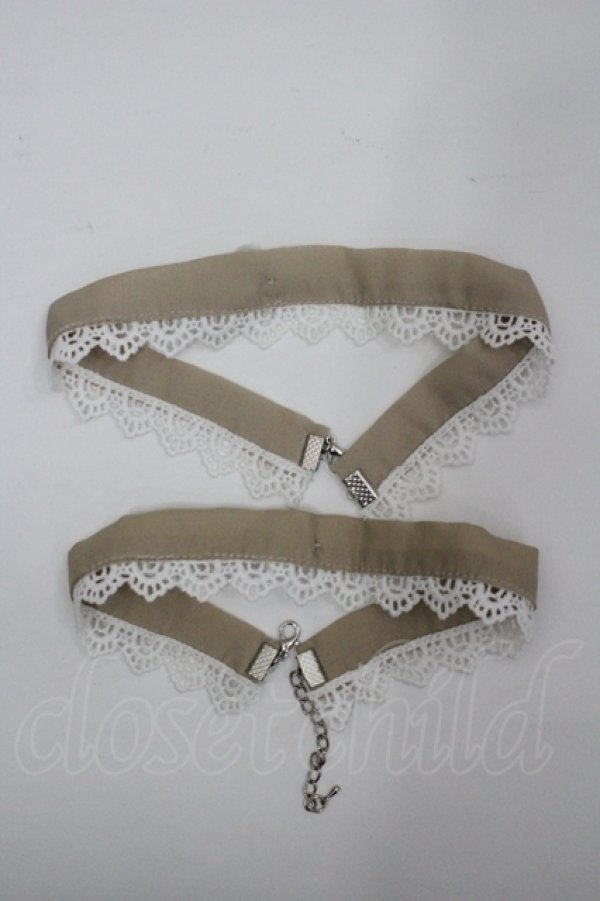 画像12: 中国ロリータ / リボンデザインAラインワンピース M ベージュ I-26-04-12-045-LO-OP-TE-ZI (12)