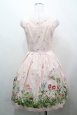 画像3: Emily Temple cute / お花畑プリントリボンベルト付ノースリーブワンピース  ピンク I-26-04-12-049-ET-OP-TE-ZI (3)