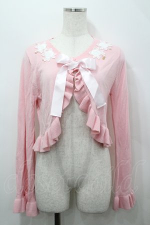 画像: BABY,THE STARS SHINE BRIGHT / エリザベスローズレースボレロ  ピンクＸ白 I-26-04-12-007-BA-TO-SA-ZI