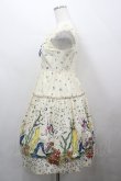 画像2: Emily Temple cute / マーメイドプリントノースリーブワンピース  生成り I-26-04-12-051-ET-OP-TE-ZI (2)