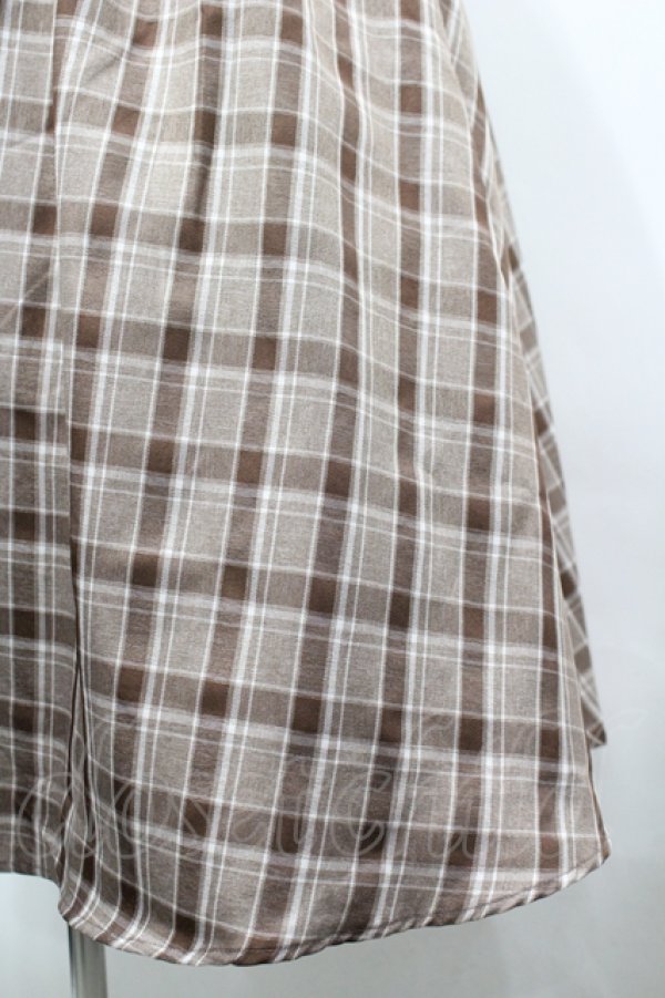 画像6: m petit by misako / スクエアネックジャンパースカート M ブラウン I-26-04-12-055-LO-OP-SA-ZI (6)