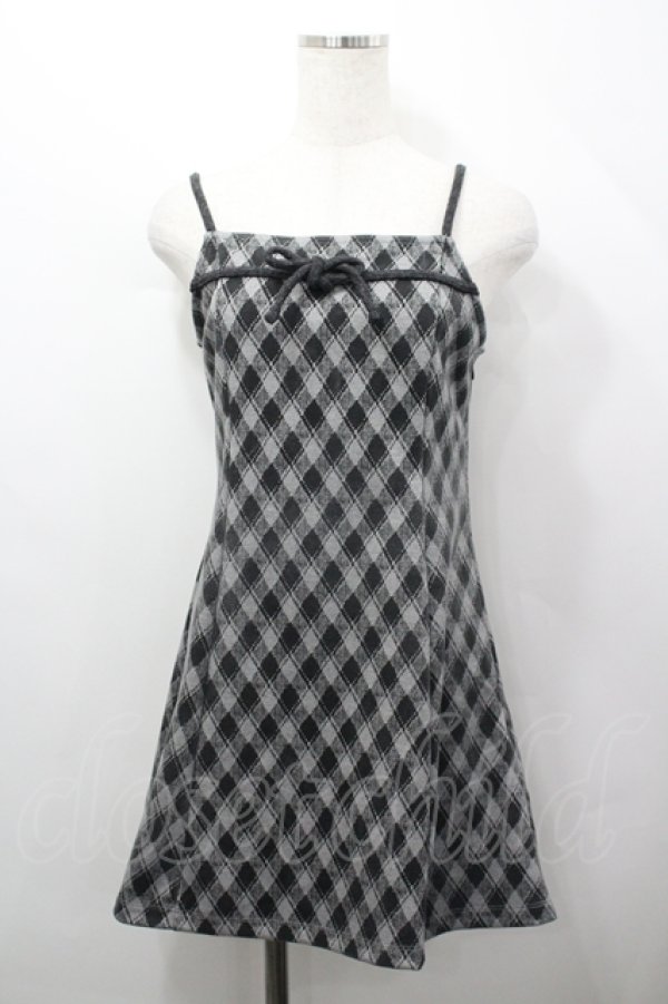 画像7: evelyn / チェックセットワンピース F グレイ I-26-04-12-057-LO-OP-TE-ZI (7)