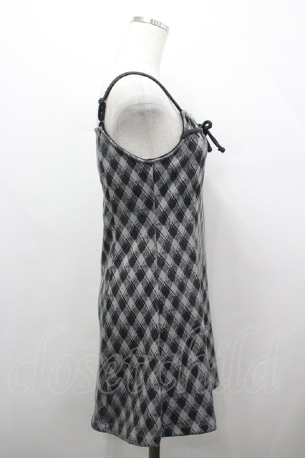 画像10: evelyn / チェックセットワンピース F グレイ I-26-04-12-057-LO-OP-TE-ZI (10)