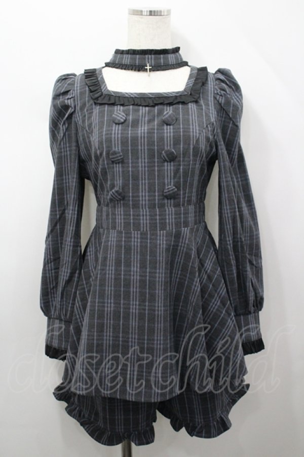 画像1: pium / クロスチョーカードーリーセットアップ F グレー I-26-04-12-058-0-OP-TE-ZI (1)