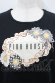 画像3: PINK HOUSE / ひな菊コサージュプリントカットソー M 黒 I-26-04-12-009-LO-TO-TE-ZI (3)