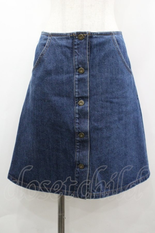 画像1: Katie / Katie JEANS スカート XS 青デニム I-26-04-12-096-LO-SK-SA-ZI (1)