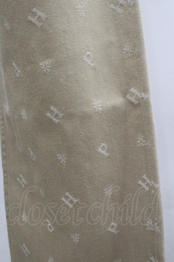 画像3: PINK HOUSE / PH総柄デニムパンツ M ベージュ I-26-04-12-099-LO-PA-SA-ZI (3)