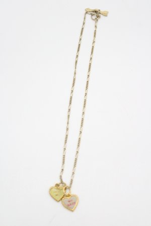 画像: Katie / ハートチャームネックレス  ゴールド I-26-04-12-102-LO-AC-SA-ZI