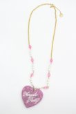 画像1: Angelic Pretty / Deco Heartネックレス  ピンク I-26-04-12-103-AP-AC-TE-ZI (1)