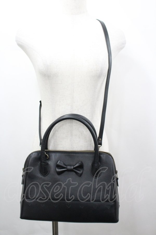 画像1: Innocent World / シェリーバッグ  黒 I-26-04-12-110-IW-BG-SA-ZI (1)