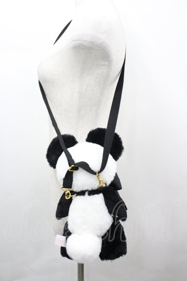 画像2: Angelic Pretty / Charming Keita Pandaぬいぐるみポーチ   I-26-04-12-113-AP-ZA-TE-ZI (2)