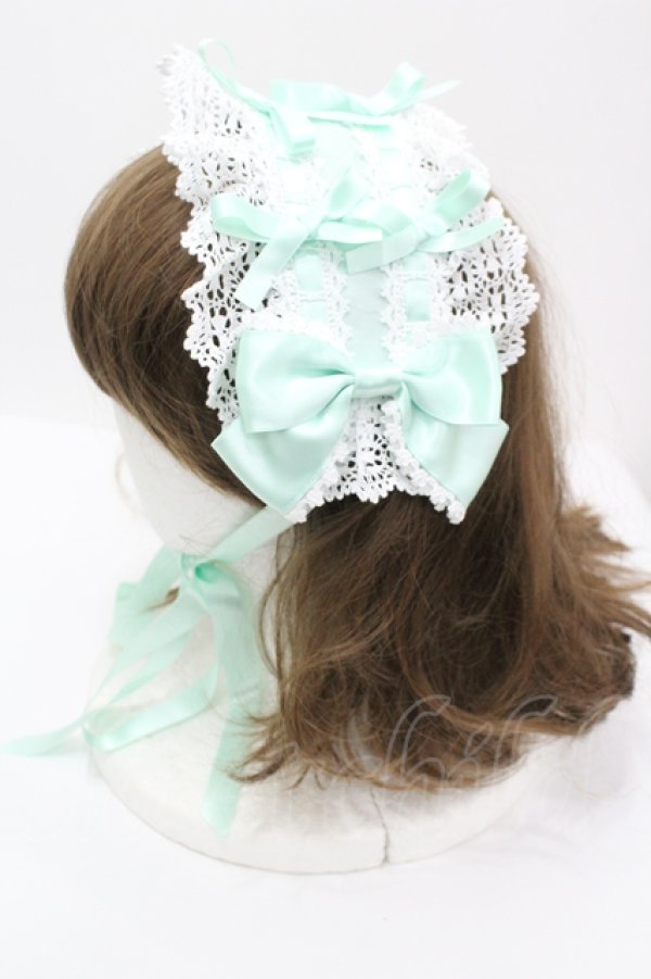 画像2: BABY,THE STARS SHINE BRIGHT / Confiture Ribbonヘッドドレス  ミント I-26-04-12-115-BA-AC-SA-ZI (2)