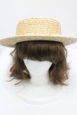 画像1: Angelic Pretty / お花レースストローHat   I-26-04-12-117-AP-AC-TE-ZI (1)