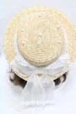 画像4: Angelic Pretty / お花レースストローHat   I-26-04-12-117-AP-AC-TE-ZI (4)