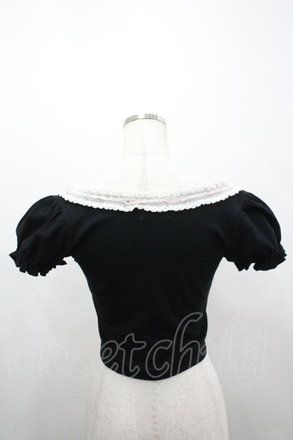 画像3: Katie / BAD SUGARパフトップス  黒Ｘ白 I-26-04-12-023-LO-TO-SA-ZI (3)