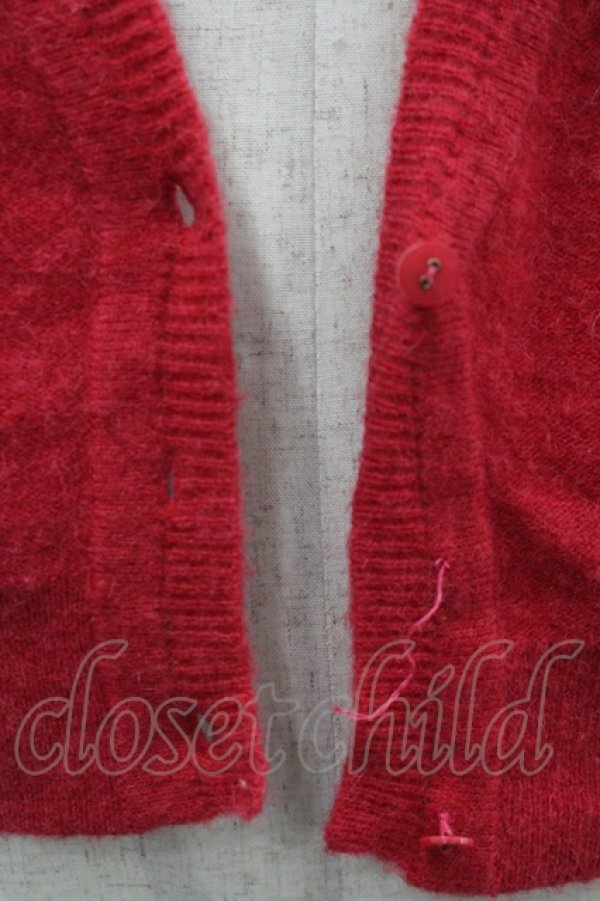 画像2: Katie / CHEWYニットカーディガン  赤 I-26-04-12-024-LO-TO-SA-ZI (2)