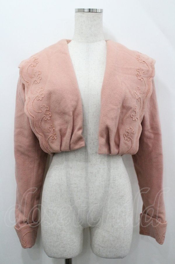 画像1: ELISA LANDRI / 刺繍デザインショートジャケット  オレンジ I-26-04-12-030-LO-JA-TE-ZI (1)