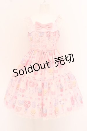 画像: Angelic Pretty / Sugar Candy Shopジャンパースカート O-23-09-27-001-AP-OP-OA-OS