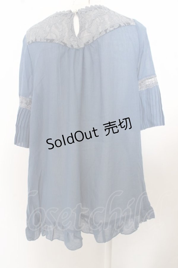 画像2: 【SALE】axes femme / プリーツ使いトップス O-23-09-28-215-AX-TO-OA-ZT190 (2)