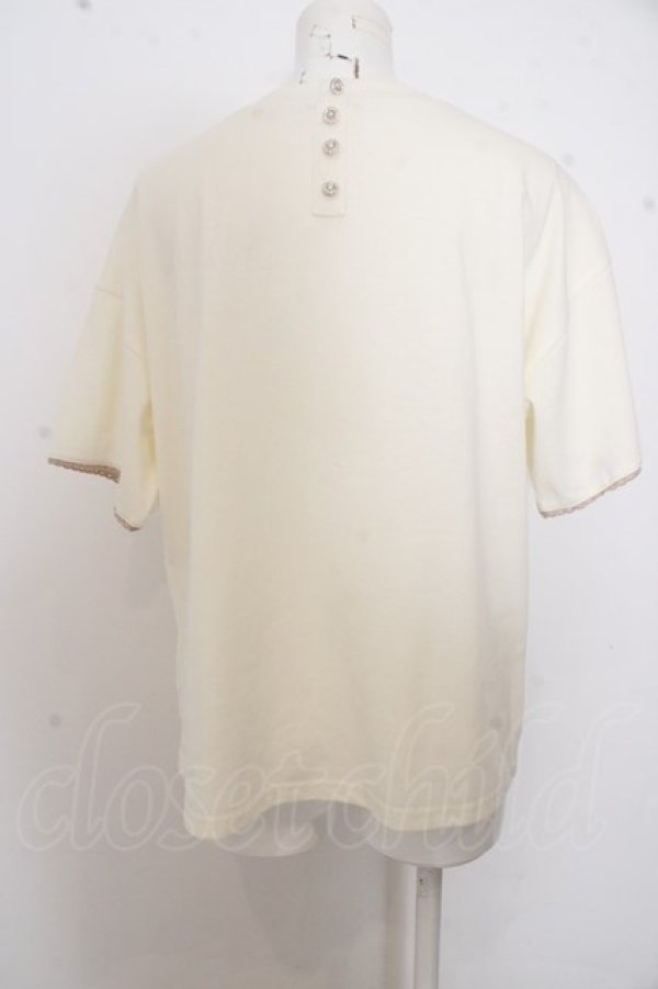 画像2: axes femme / 英字刺繍Tシャツ O-23-09-28-048-AX-TS-IG-ZT041 (2)
