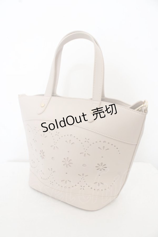 画像1: 【SALE】m petit by misako / 2WAYバッグ（アイボリー） O-23-09-30-066-LO-BG-IG-ZT286 (1)
