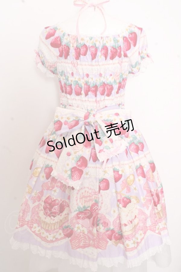画像5: Angelic Pretty / Strawberry Whipミニ袖ワンピース O-23-09-30-1050-AP-OP-IG-OS (5)