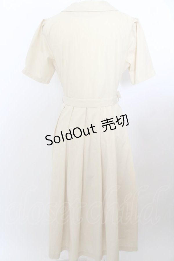 画像2: 【SALE】an another angelus / スカラップ開衿シャツワンピース O-23-10-07-065-CA-OP-IG-ZT163 (2)