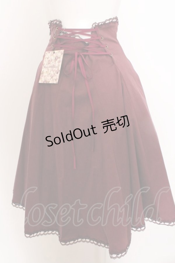 画像2: Mary Magdalene / 編み上げハイウエストスカート（66cm丈） O-23-10-09-112-CL-SK-OA-OS (2)