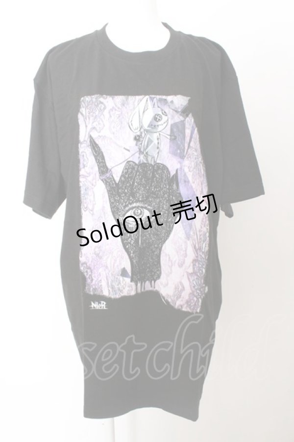 画像1: 【SALE】NieR CLOTHING / ゆびきりptカットソー O-23-10-11-042-PU-TO-OA-ZT185 (1)