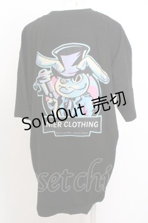 画像: 【SALE】NieR CLOTHING / BACK DESIN BI　TEE O-23-10-11-030-PU-BL-OA-ZT188