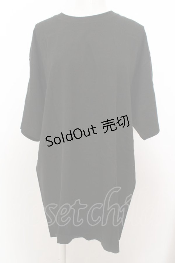 画像2: 【SALE】NieR CLOTHING / BACK DESIN BI　TEE O-23-10-11-030-PU-BL-OA-ZT188 (2)