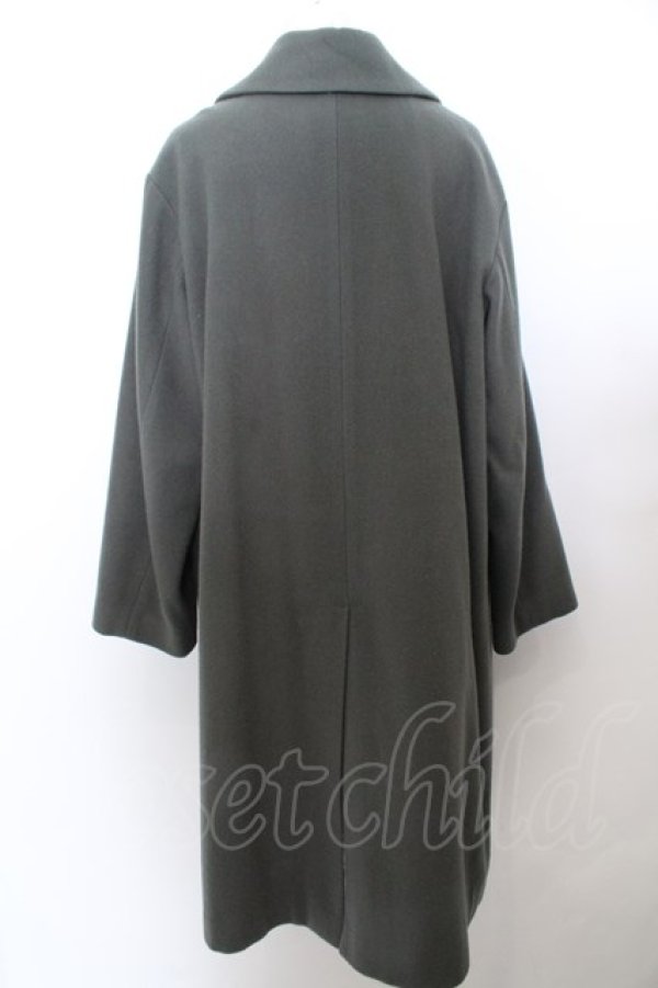 画像3: Jane Marple Dans Le Saｌon / Lamb melton cross collar コート M グリーン O-23-10-15-038-JM-CO-IG-ZT-C053 (3)