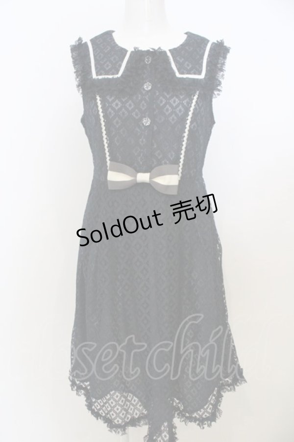 画像1: 【SALE】Emily Temple cute / マリーナレースワンピース  ネイビー O-23-11-17-020-ET-OP-IG-ZT109 (1)