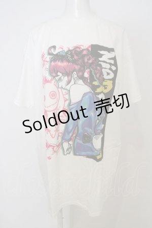 画像: 【SALE】NieR CLOTHING / 擬人化NieRちゃんWHITE CUTSEW XL ホワイト O-23-11-19-032-PU-TS-IG-ZT337
