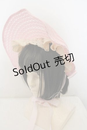 画像: BABY,THE STARS SHINE BRIGHT / メアリーローズボンネット  ピンク O-23-12-18-194-BA-AC-IG-ZT-K004