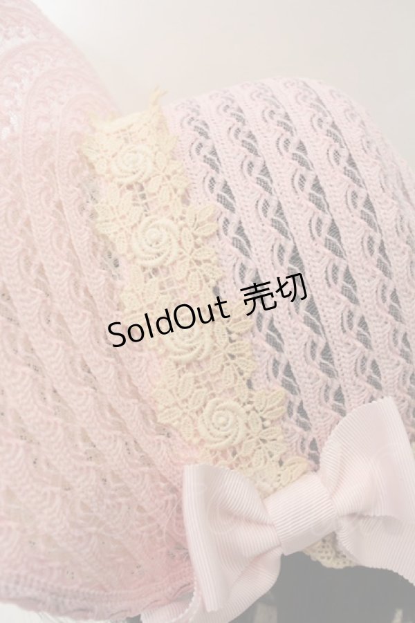 画像2: BABY,THE STARS SHINE BRIGHT / メアリーローズボンネット  ピンク O-23-12-18-194-BA-AC-IG-ZT-K004 (2)