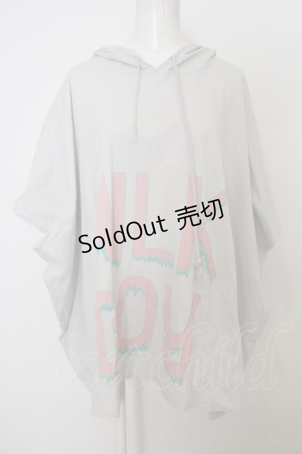 画像1: 【SALE】MILKBOY / スクエアカットフーディ  ライトグレー O-23-12-21-096-MB-TO-IG-ZT354 (1)