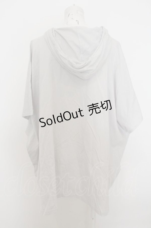 画像3: 【SALE】MILKBOY / スクエアカットフーディ  ライトグレー O-23-12-21-096-MB-TO-IG-ZT354 (3)