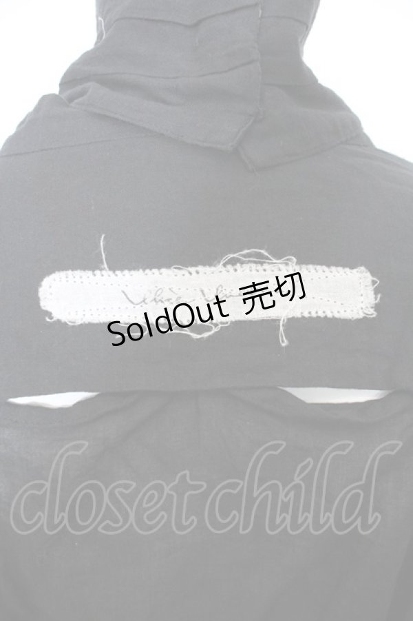 画像8: alice auaa / 縫合ブラウス 2 ブラック O-23-12-25-018-AA-BL-OW-ZS (8)