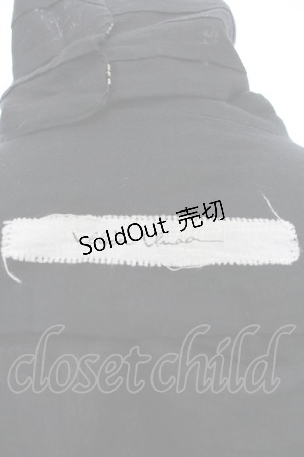 画像7: alice auaa / 縫合ブラウス 2 ブラック O-23-12-25-019-AA-BL-OW-OS (7)